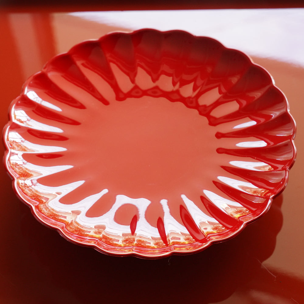 ROUND CHRYSANTHEMUM PLATE 6.5 IN
