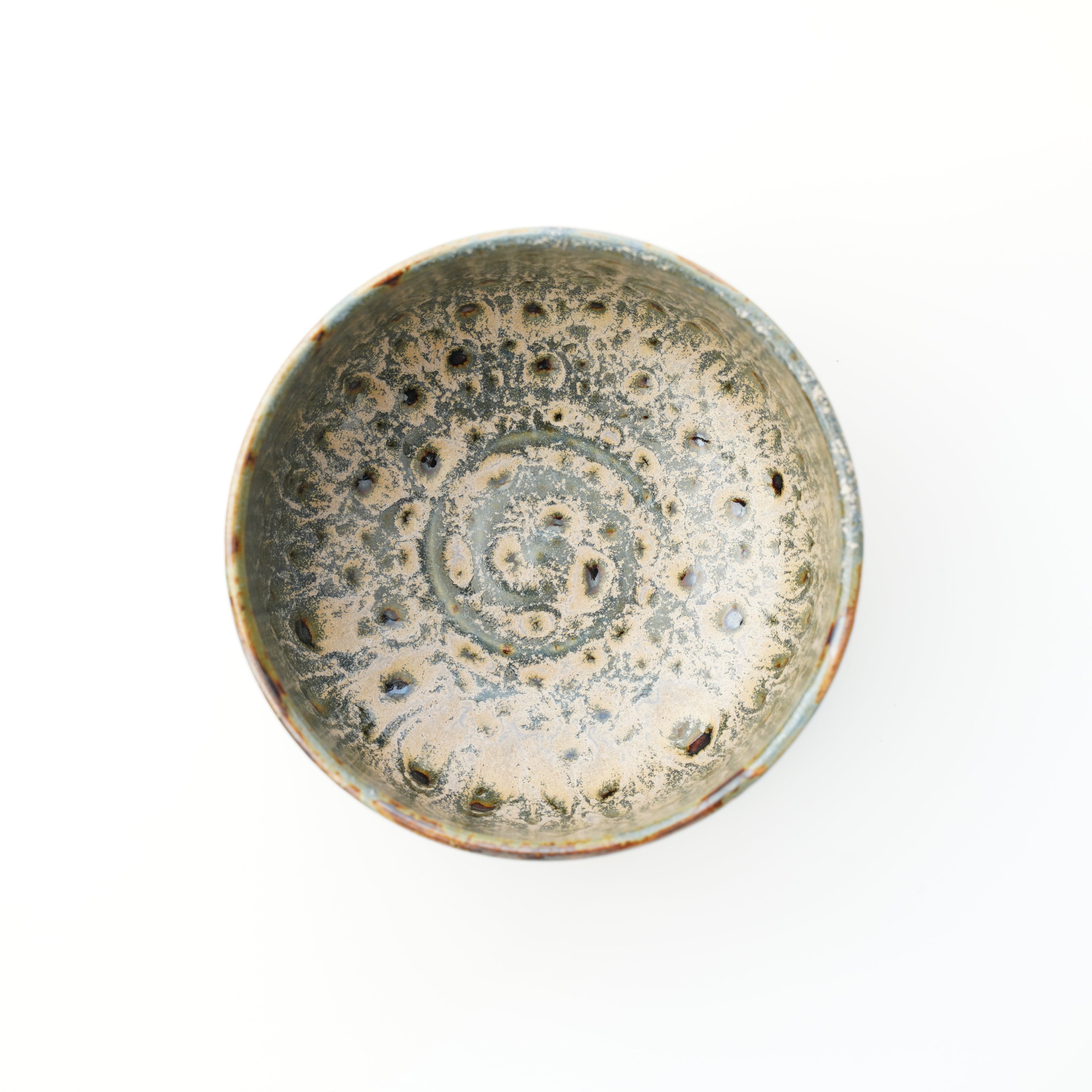 MATCHA BOWL - MOTTLED PATTERN