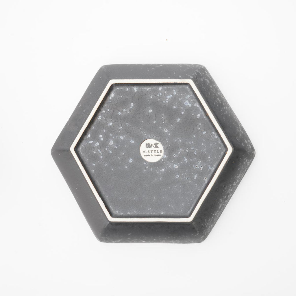 HEXAGONAL ARTISAN BOWL – COPPER GLAZE